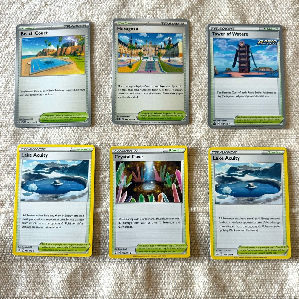 Pokémon Trainer Stadium Cards